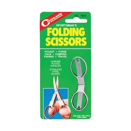 Coghlans Coghlan's Silver Folding Scissors 5-3/16 in. H X 2-7/16 in. W X 0.375 in. L 1 pk 7600